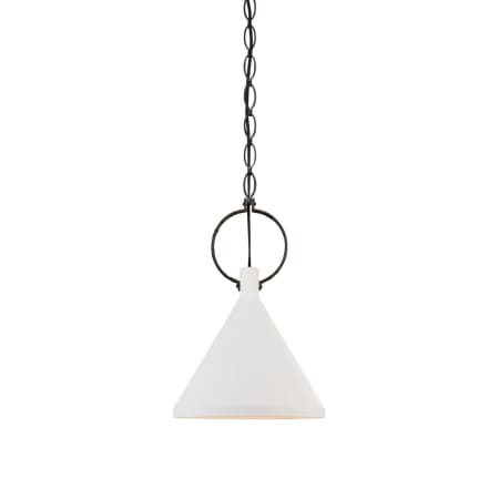 Visual Comfort Limoges 14" Wide Pendant Natural Rusted Iron