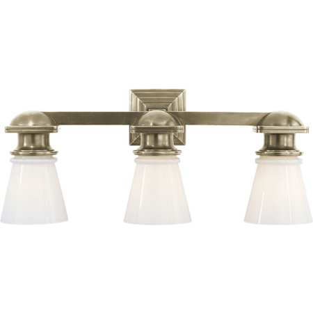 Visual Comfort New York Subway 23" Bath Light by E.F. Chapman Antique Nickel