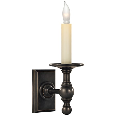 Visual Comfort Classic 3-1/2" Wide Wall Sconce Bronze