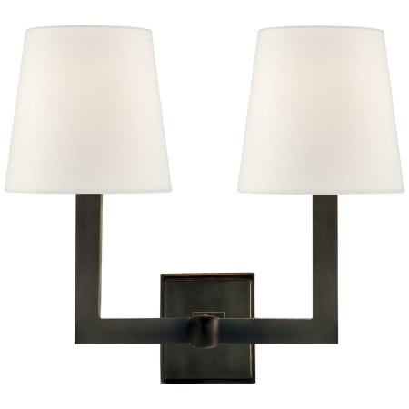 Visual Comfort Square 2 Light 14" Tall Wall Sconce Bronze