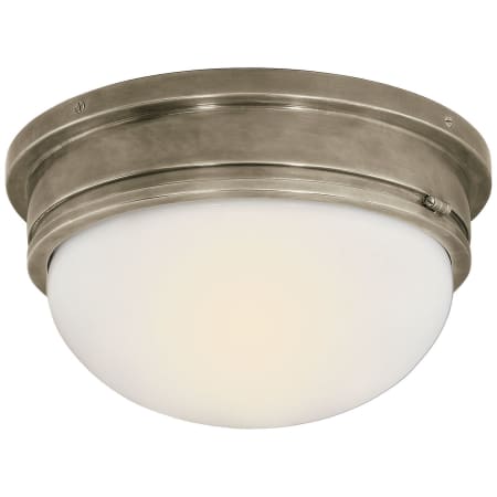 Visual Comfort Marine 12" Flush Mount by E. F. Chapman Antique Nickel