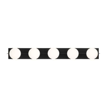 Visual Comfort Orbel 5 Light 41" Wide Vanity light Matte Black