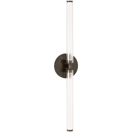 Visual Comfort Poza 2 Light 3" Wide LED Bath Bar Bronze