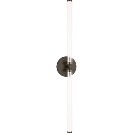 Visual Comfort Poza 2 Light 3" Wide LED Bath Bar Bronze