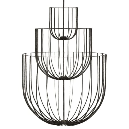 Visual Comfort Sanchi 48" Wide LED Empire Chandelier Aged Iron