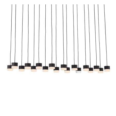 Visual Comfort Gable 45" Wide Linear Chandelier Hand Rubbed Antique Brass