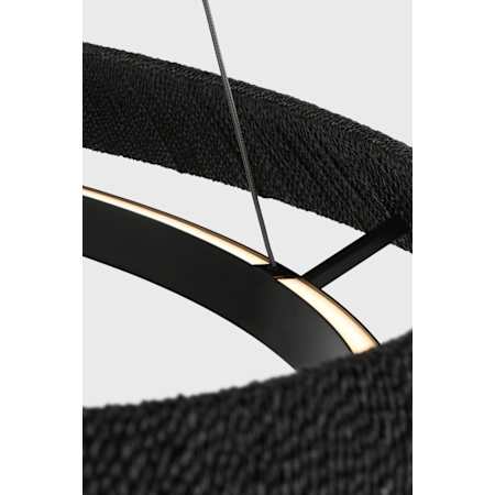 Visual Comfort Noa 33" Wide Ring Chandelier Bronze