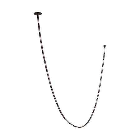 Visual Comfort Catena 1" Wide LED Crystal Multi Light String Pendant Bronze