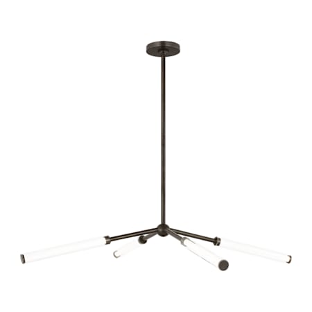 Visual Comfort Poza 40" Wide LED Chandelier Bronze