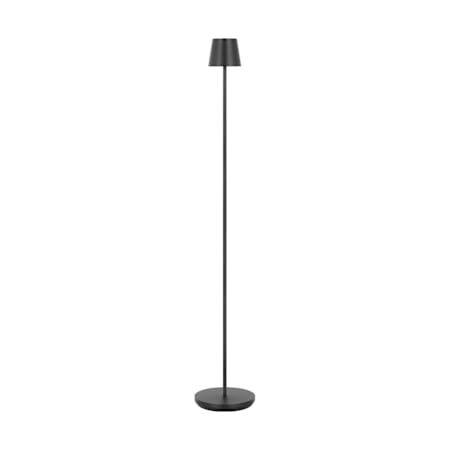 Visual Comfort Nevis 49" Tall Buffet Floor Lamp Black