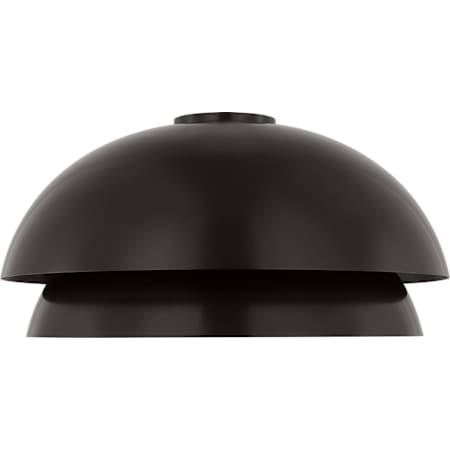 Visual Comfort Shanti 21" Wide LED Flush Mount Ceiling Fixture Dark Bronze