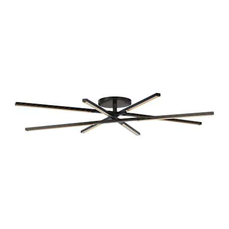 Visual Comfort Cityscape 48" Wide Semi-flush Ceiling Fixture Bronze