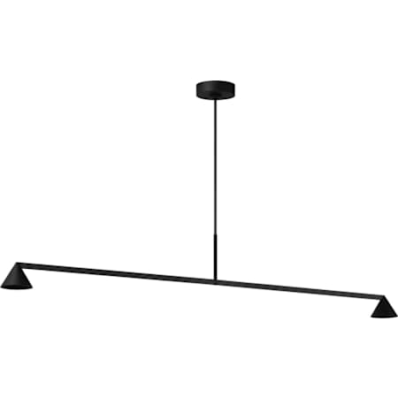 Visual Comfort Midrand 4" Wide LED Chandelier Nightshade Black