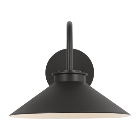 Visual Comfort Modern Barn Light 12" Wide LED Outdoor Wall Sconce Textured Black