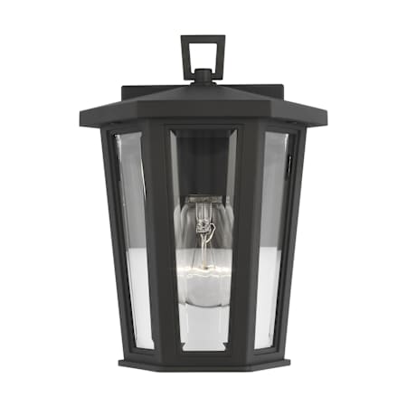 Visual Comfort Witley 9" Tall Outdoor Wall Sconce Textured Black
