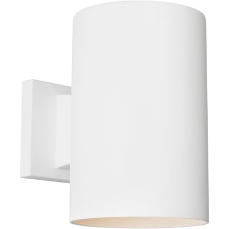 Visual Comfort Outdoor Cylinders 9" Tall Outdoor Wall Sconce with Durable StoneStrong Shade Outdoor Textured White