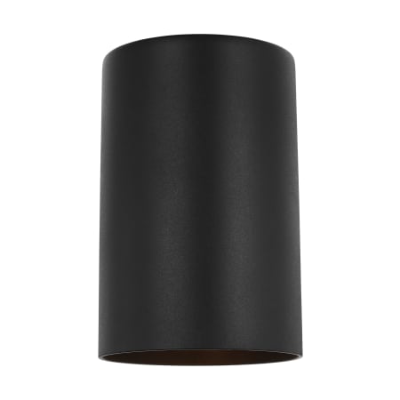 Visual Comfort Outdoor Cylinders 9" Tall Outdoor Wall Sconce with Durable StoneStrong Shade Textured Black