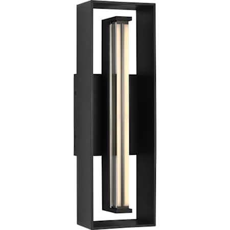 Visual Comfort Abner 16" Tall LED Wall Sconce Textured Black