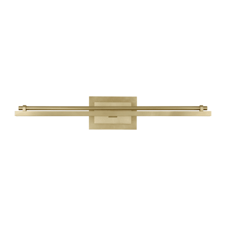 Visual Comfort Kal 3" Tall LED Wall Sconce Natural Brass