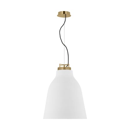 Visual Comfort Forge 20" Wide LED Suspension Pendant Natural Brass