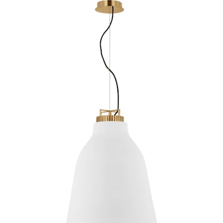 Visual Comfort Forge 20" Wide LED Suspension Pendant Natural Brass