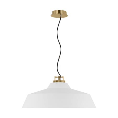 Visual Comfort Forge 28" Wide LED Chandelier Natural Brass