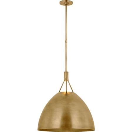 Visual Comfort Sospeso 18" Wide Pendant Natural Brass