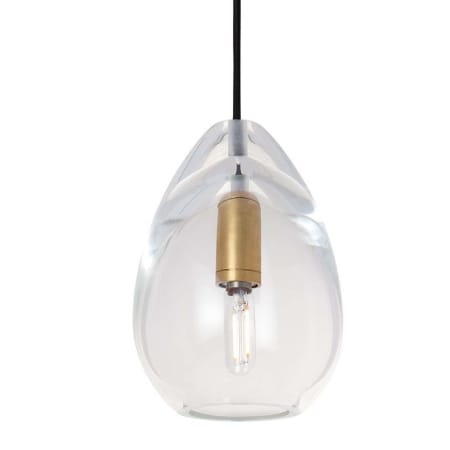 Visual Comfort Alina 5" Wide Mini Pendant Natural Brass