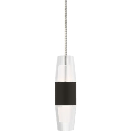 Visual Comfort Lassell 2" Wide Single Light LED Mini Pendant Dark Bronze