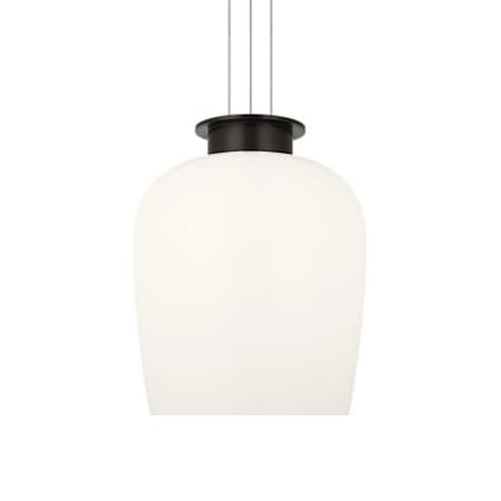 Visual Comfort Vetro 21" Wide LED Suspension Pendant Bronze