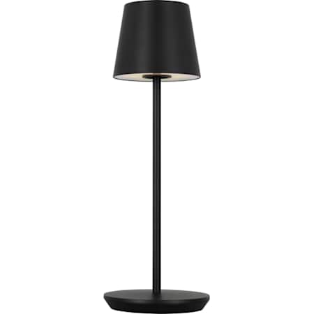 Visual Comfort Nevis 15" Tall LED Accent Table Lamp Black