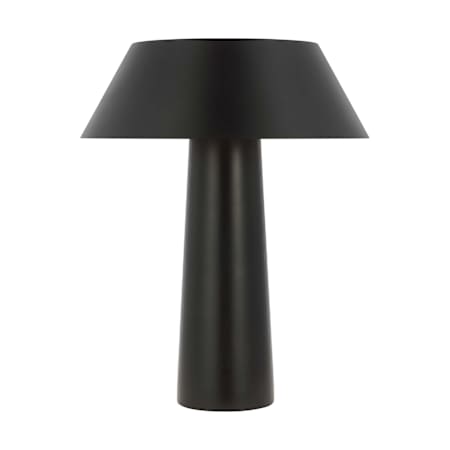 Visual Comfort Sesa 13" Tall Buffet Table Lamp Black