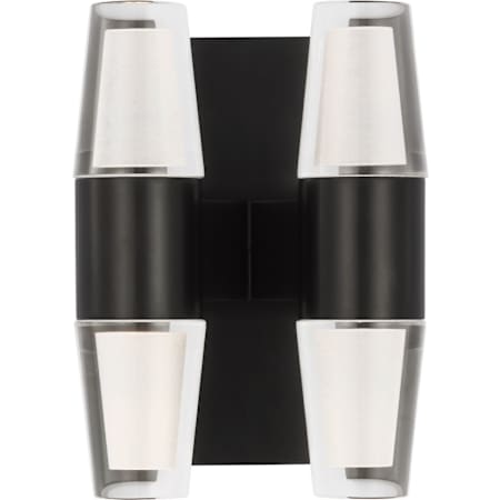 Visual Comfort Lassell 4 Light 6" Tall LED Bathroom Sconce Dark Bronze