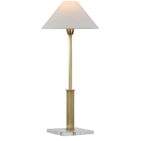 Visual Comfort Asher 25" Tall Accent Table Lamp Hand Rubbed Antique Brass