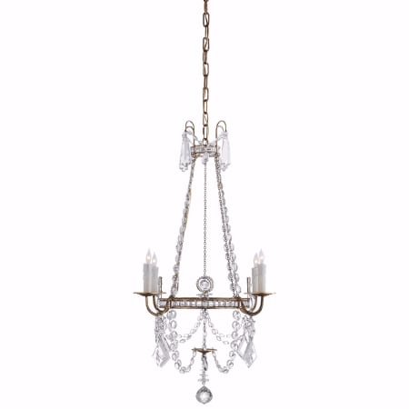 Visual Comfort Sharon 24" Candle Style Chandelier by J. Randall Powers Gilded Iron