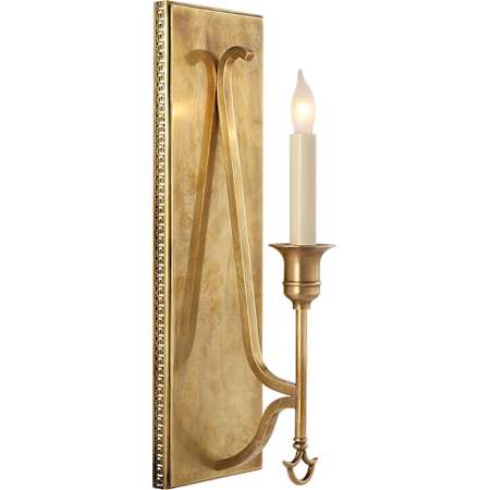 Visual Comfort Savannah 5" Wide Wall Sconce Hand Rubbed Antique Brass