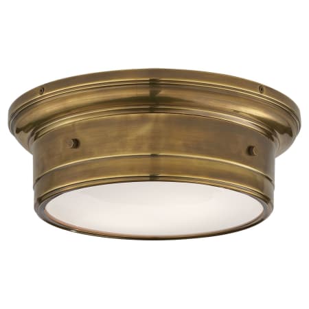 Visual Comfort Siena 11" Flush Mount by Studio VC Hand Rubbed Antique Brass