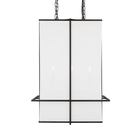 Visual Comfort Dresden 4 Light 23" Wide Pendant Aged Iron