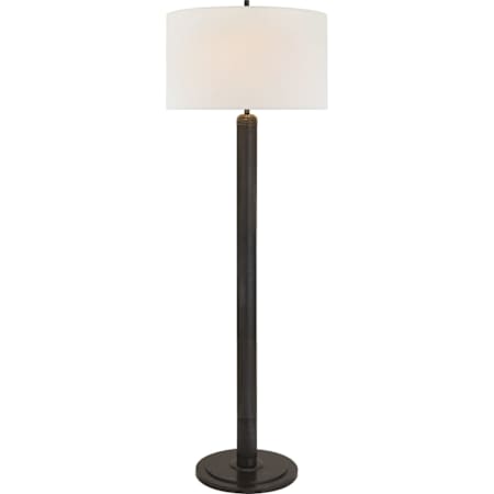 Visual Comfort Longacre 2 Light 65" Tall Torchiere Floor Lamp Bronze