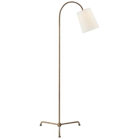 Visual Comfort Mia Lamp 56" Tall Arc Floor Lamp Gilded Iron