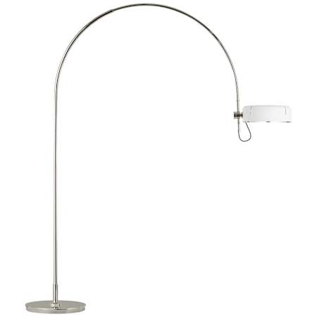 Visual Comfort Oso 75" Tall LED Gooseneck Floor Lamp Polished Nickel
