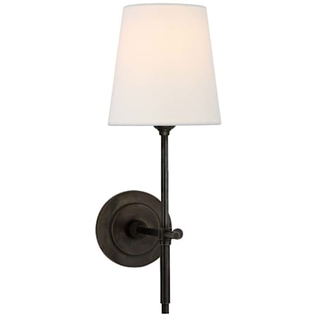 Visual Comfort Bryant 15" Tall Wall Sconce Bronze / Linen