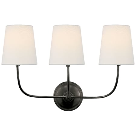 Visual Comfort Vendome 3 Light 14" Tall Wall Sconce Bronze