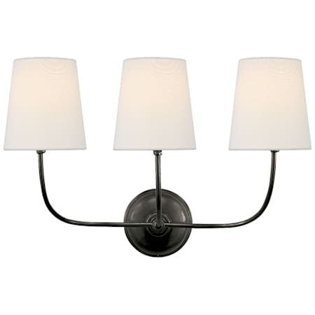 Visual Comfort Vendome 3 Light 14" Tall Wall Sconce Bronze