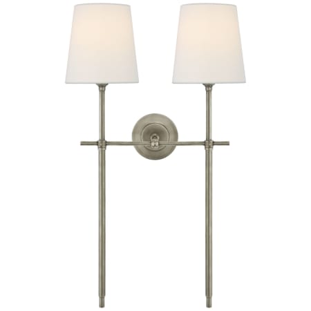 Visual Comfort Bryant 2 Light 26" Tall Wall Sconce Antique Nickel