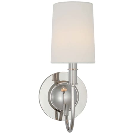 Visual Comfort Elkins 14" Tall Wall Sconce Polished Nickel