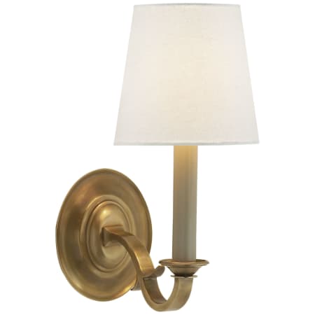 Visual Comfort Channing 14" Tall Wall Sconce Hand-Rubbed Antique Brass
