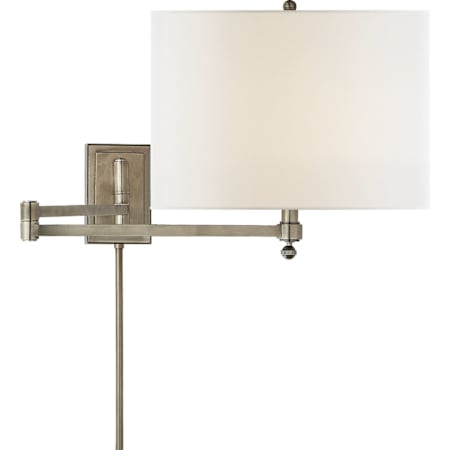 Visual Comfort Hudson 11" Tall Wall Sconce Antique Nickel