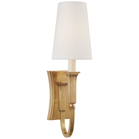 Visual Comfort Delphia 17" Tall Wall Sconce Hand-Rubbed Antique Brass
