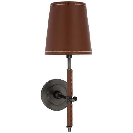 Visual Comfort Bryant 15" Tall Wall Sconce Bronze / Saddle Leather
